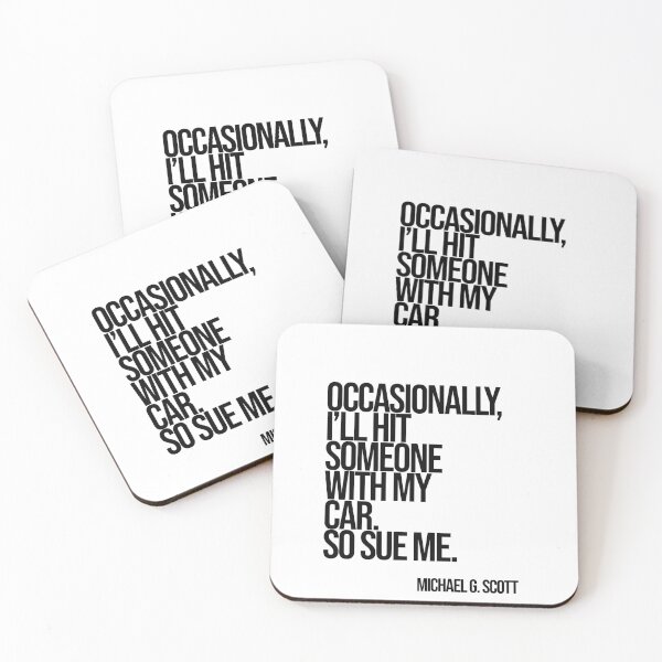 Item preview, Michael Scott The Office Funny Quote designed and sold by Enea Kelo.