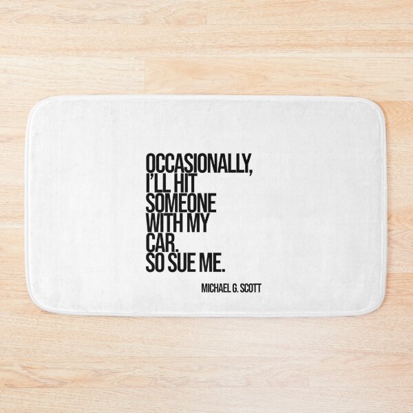 Item preview, Michael Scott The Office Funny Quote designed and sold by Enea Kelo.