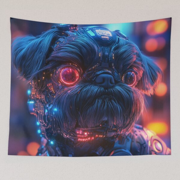 Item preview, Cyber Dogo designed and sold by patternshoprad.
