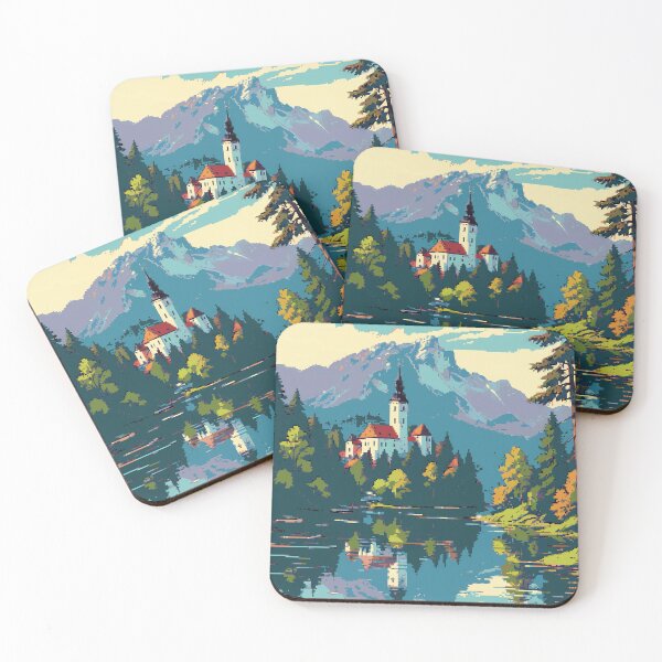 Item preview, Pixel Lake Bled designed and sold by NaturePixel.