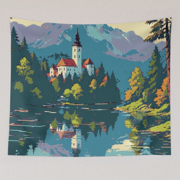 Item preview, Pixel Lake Bled designed and sold by NaturePixel.