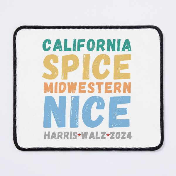 Item preview, Harris Walz 2024 California Spice Midwestern Nice Retro Vintage designed and sold by gillys.
