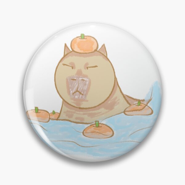 Item preview, Capybara and orange  designed and sold by Napaphat.