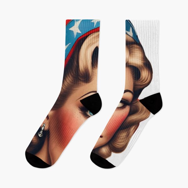 Item preview, Patriotic Pinup  designed and sold by MatrixTattoo.
