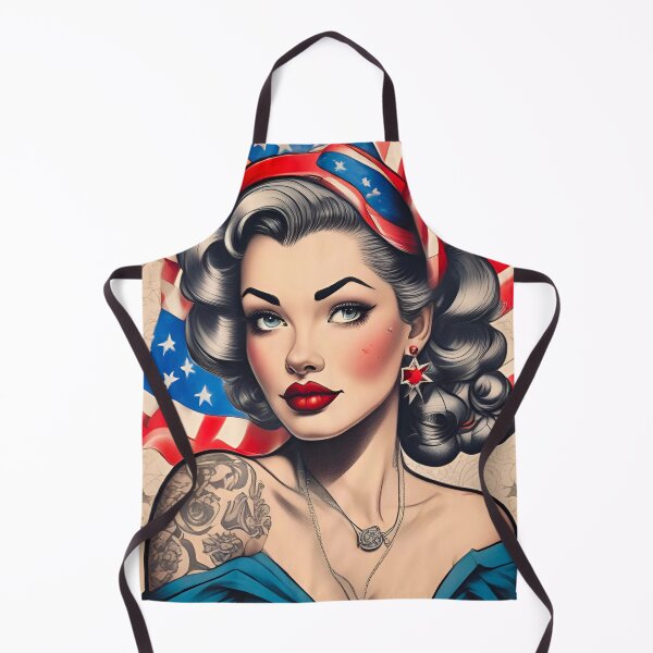 Item preview, Patriotic Pinup designed and sold by MatrixTattoo.