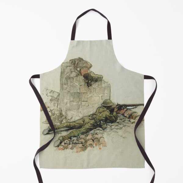 Item preview, Vintage art - American Sniper at Chateau Thierry designed and sold by ReadytoWork.