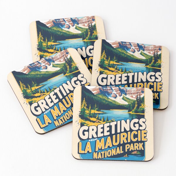 Item preview, La Mauricie National Park Canada Postcard Vintage Travel Retro designed and sold by TravelPostcardGems.