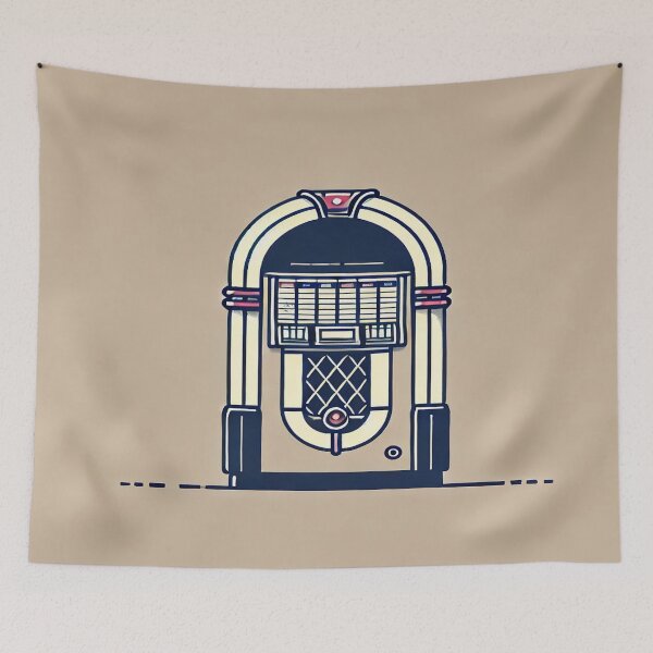 Item preview, Minimalist 80s Jukebox designed and sold by Genady.