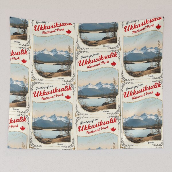 Item preview, Ukkusiksalik National Park Canada Post Card designed and sold by TravelPostcardGems.