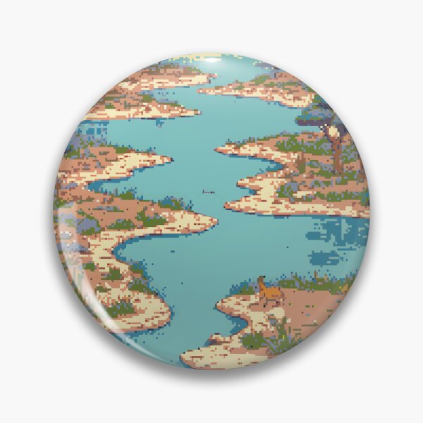 Item preview, Pixel Okavango Delta Oasis designed and sold by NaturePixel.