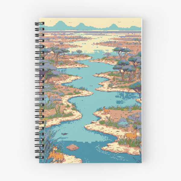 Item preview, Pixel Okavango Delta Oasis designed and sold by NaturePixel.