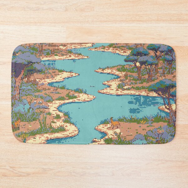 Item preview, Pixel Okavango Delta Oasis designed and sold by NaturePixel.