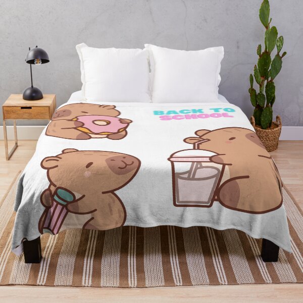 Item preview, Capybara goes back to school designed and sold by Slowianeczka.
