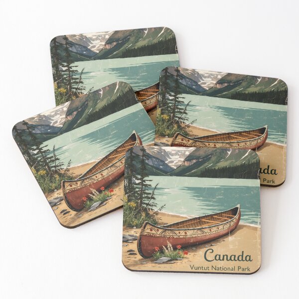 Item preview, Vuntut National Park Canada Postcard Vintage Travel Retro designed and sold by TravelPostcardGems.