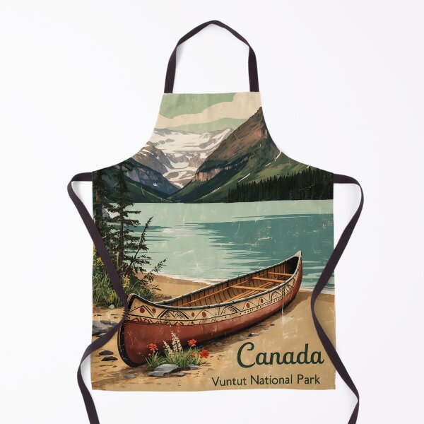 Item preview, Vuntut National Park Canada Postcard Vintage Travel Retro designed and sold by TravelPostcardGems.