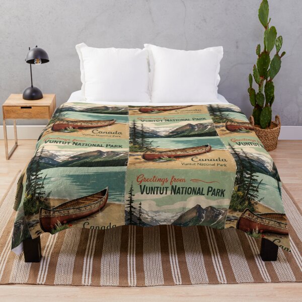 Item preview, Vuntut National Park Canada Postcard Vintage Travel Retro designed and sold by TravelPostcardGems.