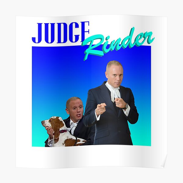 Judge Rinder SS18 Poster