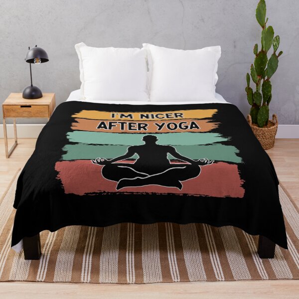 Item preview, I'm Nicer After Yoga designed and sold by Stick-Artistry.