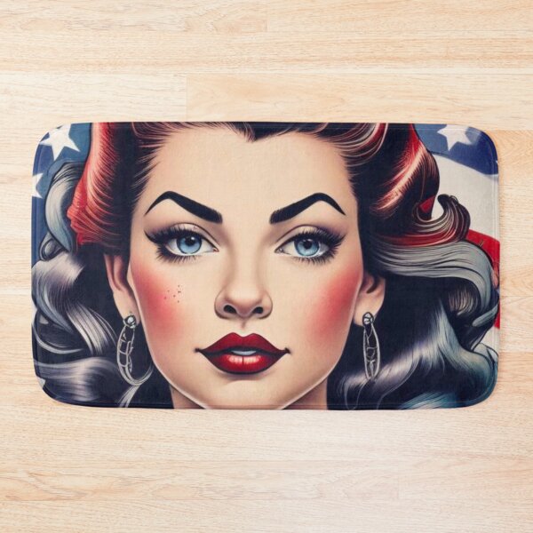Item preview, Patriotic Pinup designed and sold by MatrixTattoo.