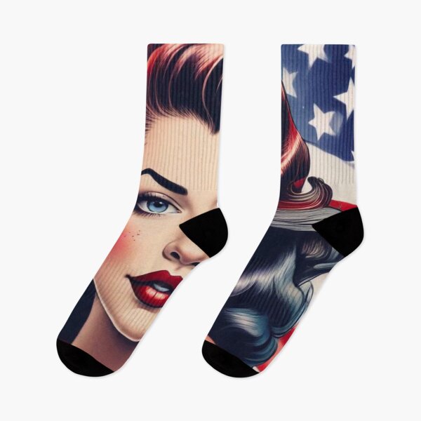 Item preview, Patriotic Pinup designed and sold by MatrixTattoo.