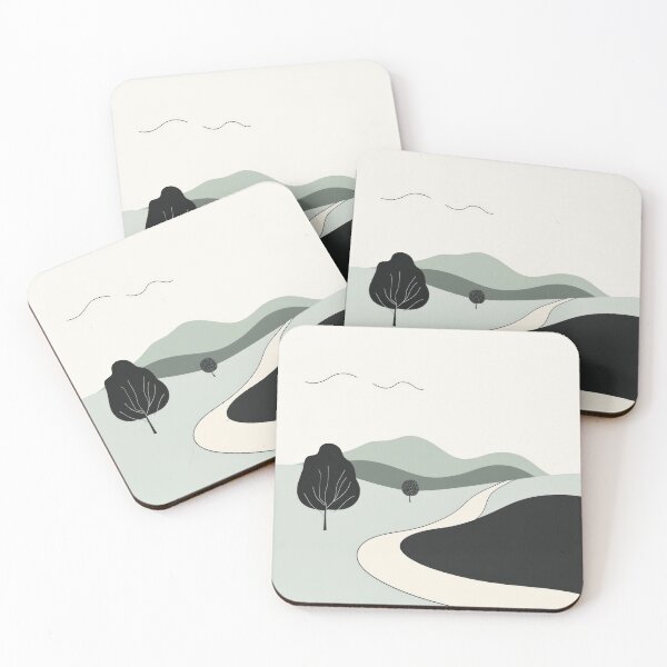 Item preview, Minimalist Hillside Path designed and sold by Haruslaku.