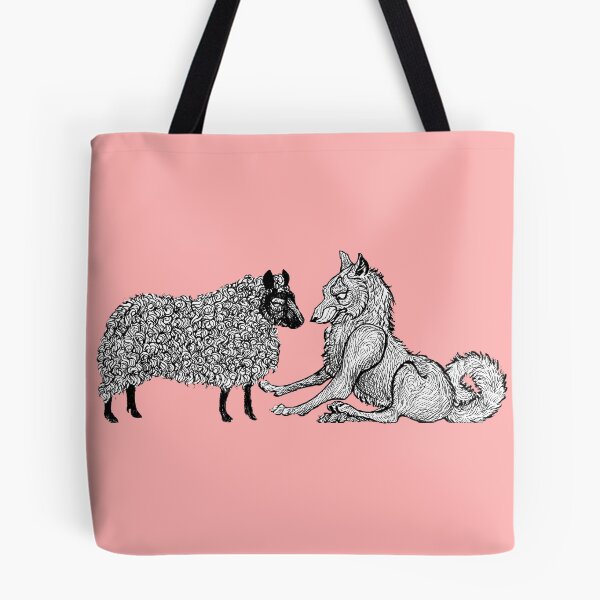 Item preview, Sheep Meets Wolf designed and sold by ArtbyNestor.