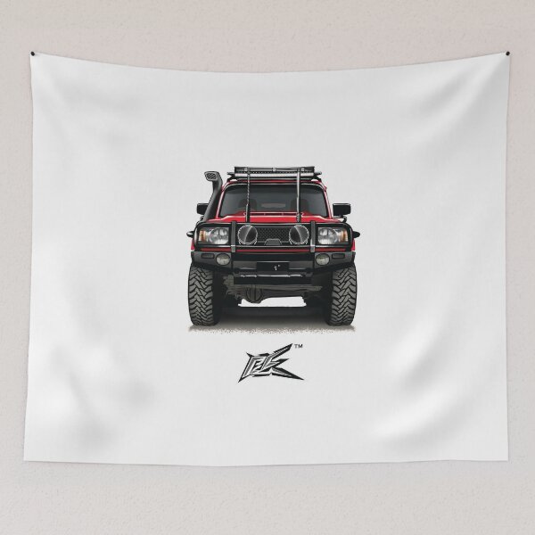 Item preview, toyota land cruiser series 79 red designed and sold by NaquashM.