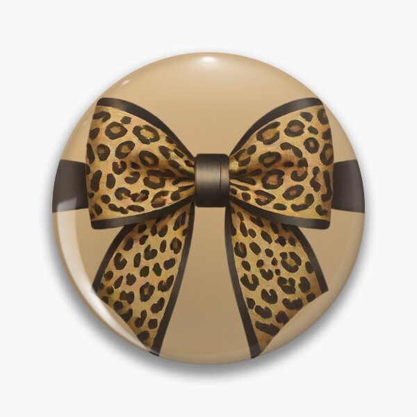 Item preview, LEOPARD PATTERNED BOW DESIGN  designed and sold by asudesign.