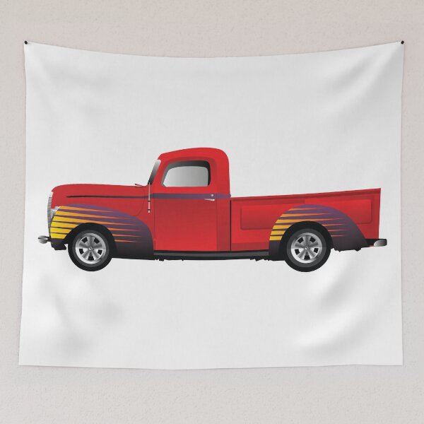 Item preview, Graphic Illustration of Custom Pickup Truck designed and sold by Hugh Whyte.