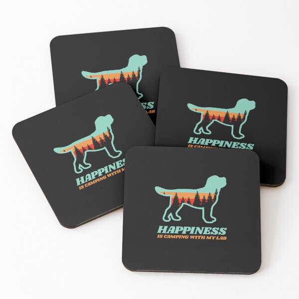 Item preview, Happiness Is Camping With My Lab Labrador Gift designed and sold by Guarddogdrive.