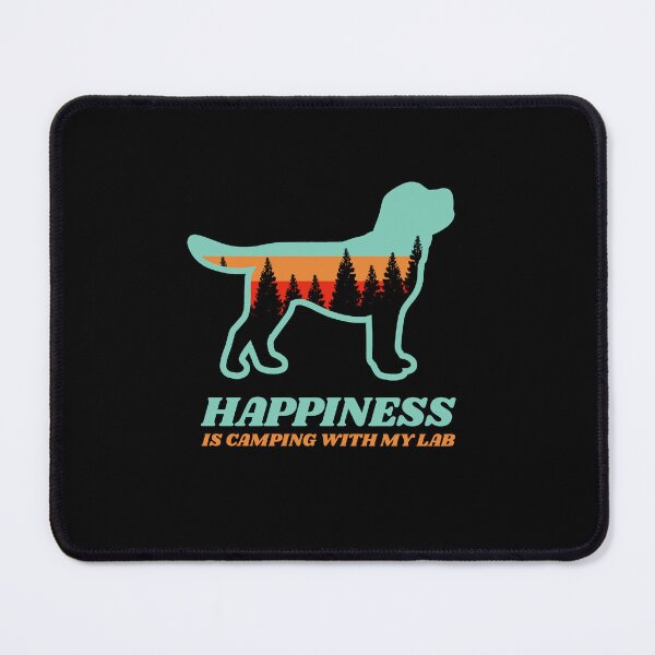 Item preview, Happiness Is Camping With My Lab Labrador Gift designed and sold by Guarddogdrive.