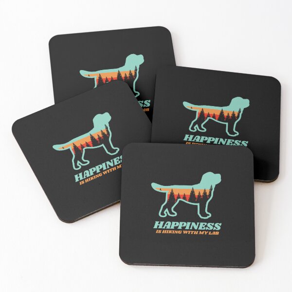Item preview, Happiness Is Hiking With My Lab Labrador Gift designed and sold by Guarddogdrive.