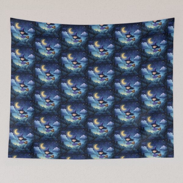 Item preview, Cute flying witch designed and sold by InkishDelight.