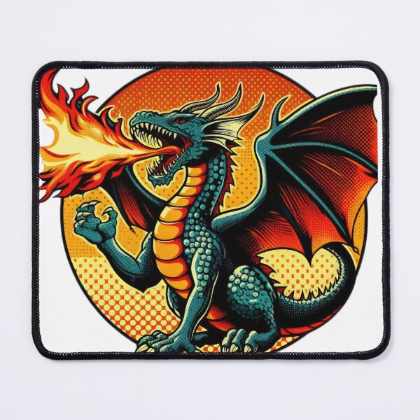 Item preview, vintage The Fire-Breathing Dragon designed and sold by Expressions-Sel.