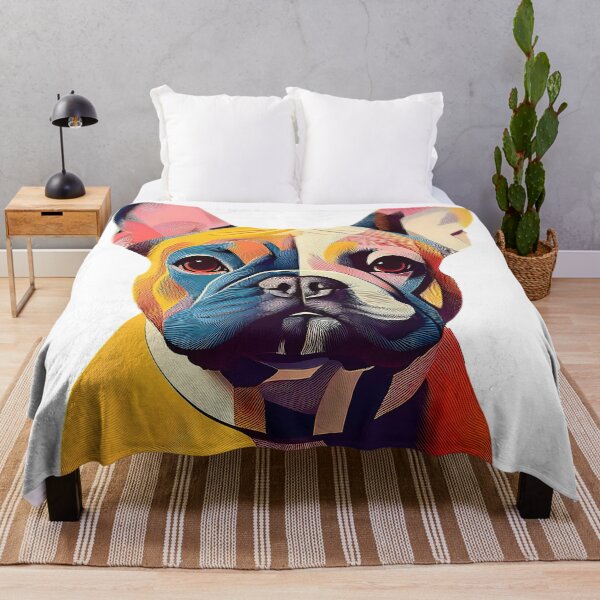Item preview, French Bulldog Minimal Bauhaus Art designed and sold by OzzFrequency.