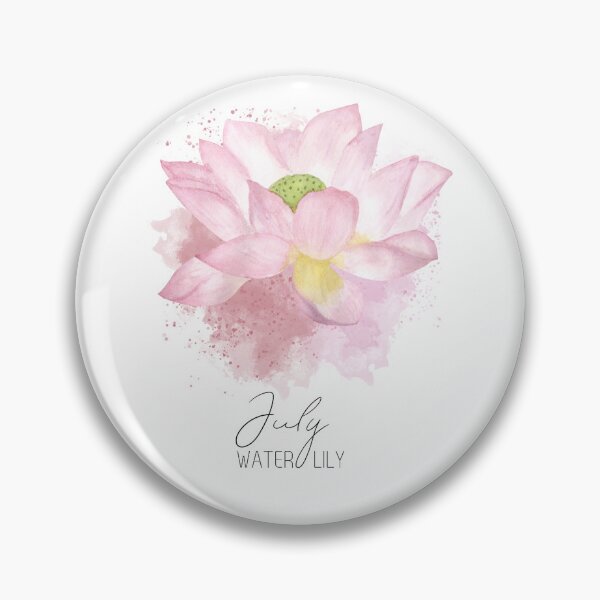 Item preview, July flower, Waterlilly birth flower, july birthday, born in july designed and sold by lagunaklein.