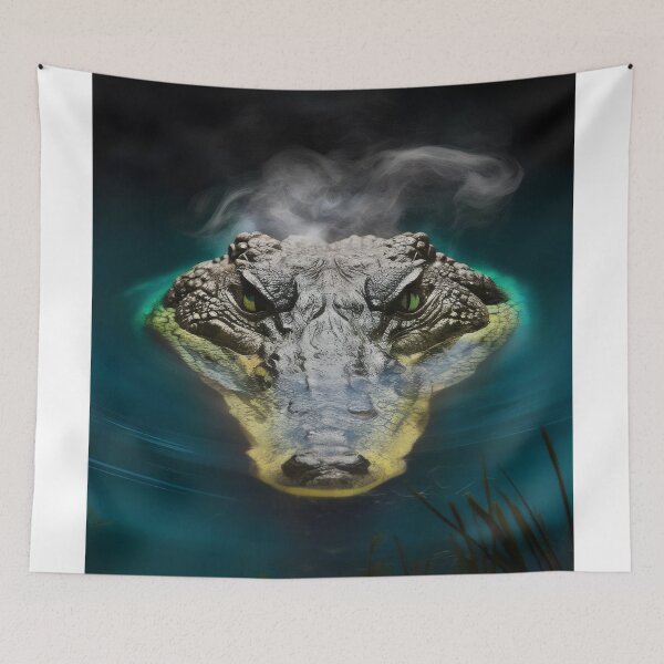 Item preview, The look of a crocodile. designed and sold by MyHappyArtShop.