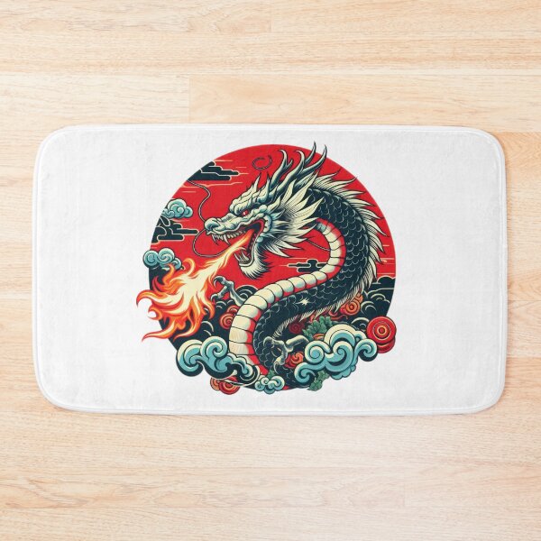 Item preview,  vintage Chinese Dragon Throws Fire designed and sold by Expressions-Sel.