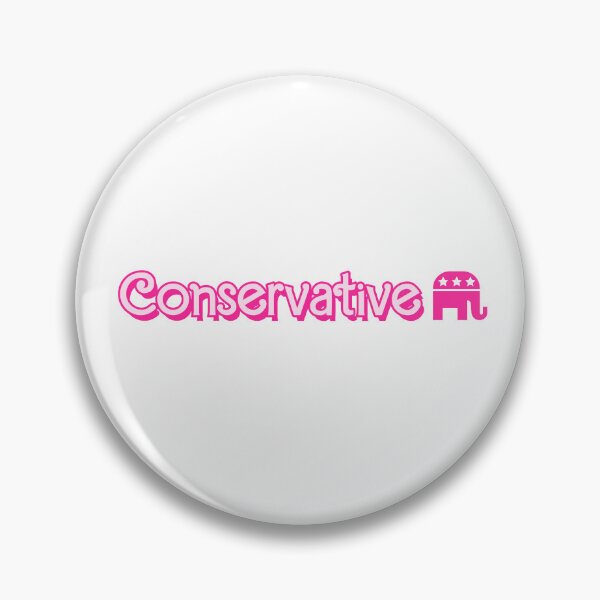 Item preview, Trendy Pink Conservative Sticker with Republican Elephant designed and sold by on-brand.