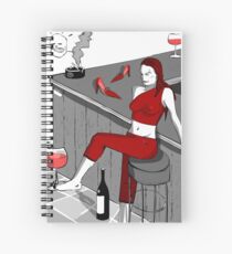 drunker@bar Spiral Notebook