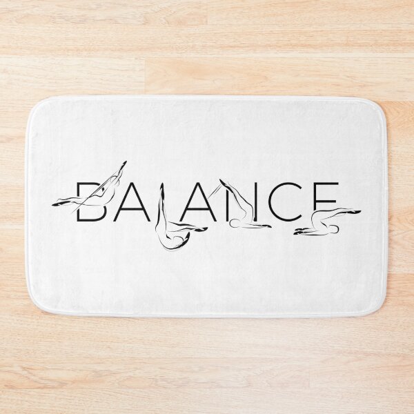 Item preview, Pilates poses in BALANCE word designed and sold by sashica.