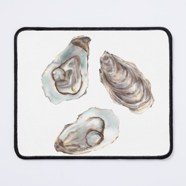 Item preview, Watercolor oysters illustration designed and sold by InnaPatiutko.