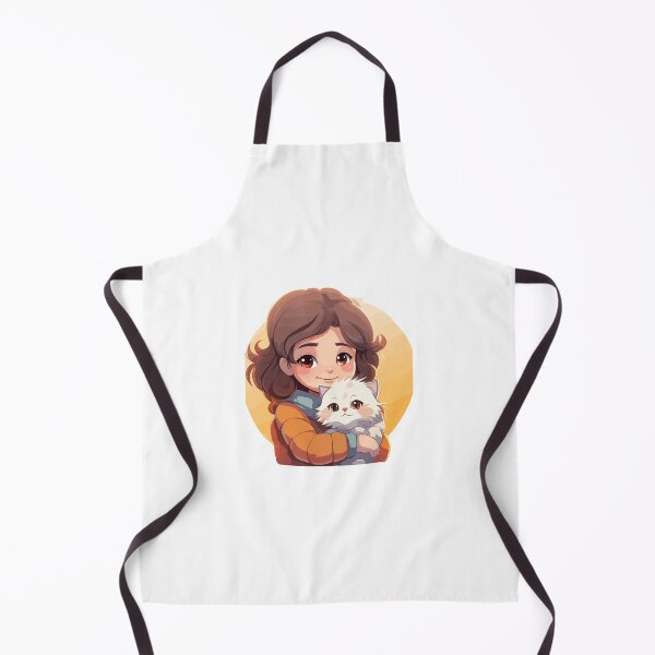 Item preview, Cute girl with cat designed and sold by Priyanka Rishi.