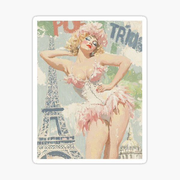 Item preview, Midnight in Montmartre designed and sold by Retro Type.