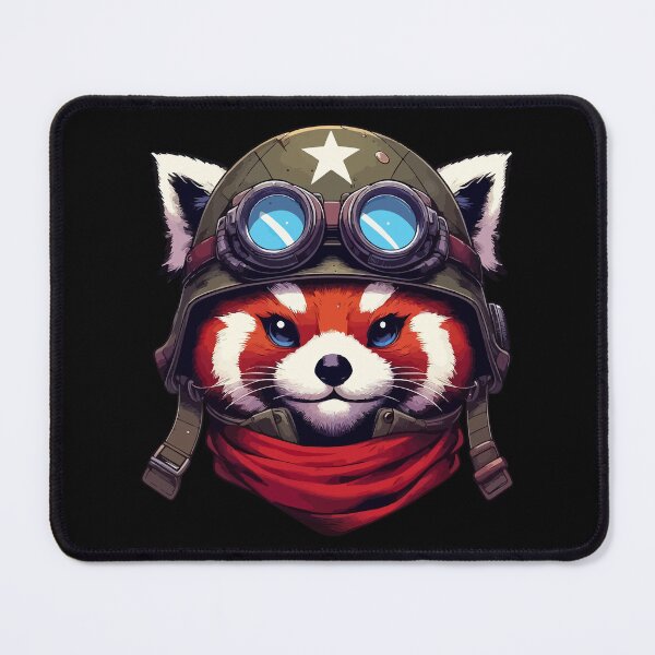 Item preview, Red Panda Soldier designed and sold by TomFrontierArt.