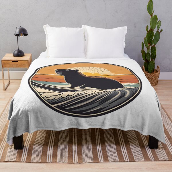 Item preview, Capybara Surfing Funny Beach Design designed and sold by Creastore.