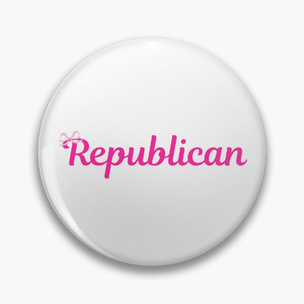 Item preview, Pink Coquette Republican Sticker with Bow designed and sold by on-brand.