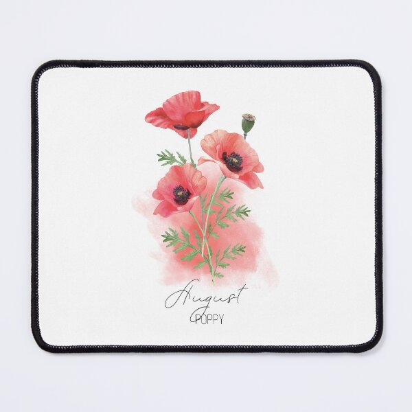 Item preview, Poppy, August Birth Flower, Poppy flower, red poppies designed and sold by lagunaklein.