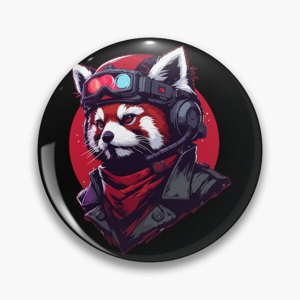 Item preview, Red Panda Soldier Night Vision designed and sold by TomFrontierArt.