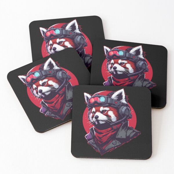 Item preview, Red Panda Soldier Night Vision designed and sold by TomFrontierArt.